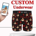 thumbnail image 4 of YAYUBA Custom Photo Boxer Briefs for Men - Personalized Gift with Face for Husband, Boyfriend, Dad - Funny Valentine's Day & Birthday Gift, 4 of 5