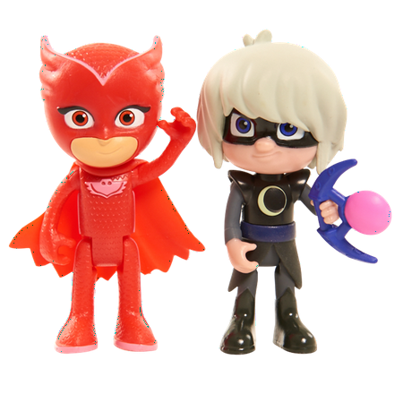 PJ Masks Figure, 2 Pack, Owlette vs Luna Girl