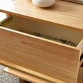 thumbnail image 4 of SAFAVIEH Rodney Contemporary Style 2 Drawer Nightstand, Natural (23.6 in. W x 17 in. D x 21.6 in. H), 4 of 11