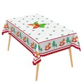 thumbnail image 7 of Nanqianyi Christmas Bell Tablecloth,Waterproof Stain Resistant Dining Table Cover,60x120 Inch, 7 of 7