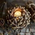 thumbnail image 5 of Handmade Wood Candle Holder, 5 of 5