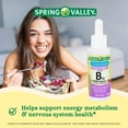 Spring Valley Liquid Vitamin B12, 5000mcg, Metabolism Supplement, Berry