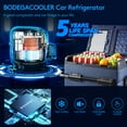 thumbnail image 3 of BODEGA 12 Volt Car Refrigerator,59 Quart (55L) Car Refrige Freezer for Outdoor, Camping, Travel, RV, APP Control, 3 of 8