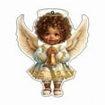thumbnail image 4 of WEGFTDUOP Acrylic Cute Angel Little Girl Key Chain Backpack Pendant Children Gift Hanging Tree Car Decoration4 Sets, 4 of 6