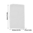 thumbnail image 3 of Oleegame 2PC Drying Rack Space Draining Plastic Universal Dish Drain Board For Home White, 3 of 3
