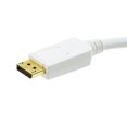 thumbnail image 2 of Monoprice - Adapter cable - DisplayPort to DVI - 15 ft - thumbscrews - white, 2 of 3