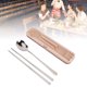 thumbnail image 1 of Juego De Cucharas Y Palillos, Juego De Cubiertos Resistente A Altas Temperaturas, Fácil De Limpiar, Portátil, Resistente A La Erosión Para Viajes, 1 of 7