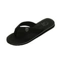 thumbnail image 2 of Men‘s Flip Flops, Color Blocking Design with Textured Non-Slip Footbed & Ventilation Grooves, for Beach, Pool, Shower, and Summer Wear Black 43, 2 of 6
