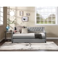 thumbnail image 5 of Light Gray Color, Sturdy Construction - Twin Size Daybed with Trundle for Bedroom, 5 of 5