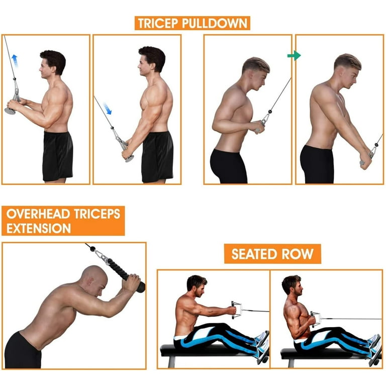 Straight Bar Cable Tricep Extension