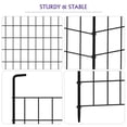 thumbnail image 4 of 4-Panel 10ft Garden Fence, 30x30 inch, Black, 4 Piece, 4 of 6