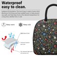 thumbnail image 3 of Womens Pioneer Flower Floral Print Pattern Lunch Box for Work,Insulated Lunch Bag for Women,Loncheras Para Mujer,Leakproof Adult Lunch Bag for Work,Beach,Travel,Picnic,Camping, 3 of 6