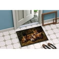 thumbnail image 2 of Fox Family Foxes by Daphne Baxter Door Mat, 2 of 4