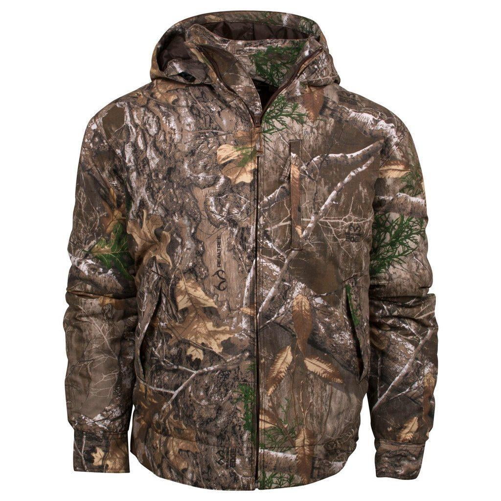 King's Camo Realtree Edge Classic Cotton Insulated Hooded Ripstop Jacket by