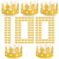thumbnail image 1 of 100 coronas de papel doradas ajustables, tamaño DIY, 1 of 8