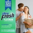 thumbnail image 4 of Ultra Fresh 2 Pack 3X Platinum Liquid Laundry Detergent up to 320 Loads, Original Green, 4 of 9