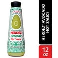 HERDEZ, Avocado Hot Sauce, Taco Topping, 12 oz Bottle