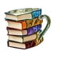 thumbnail image 5 of Taza de libro pintado, taza de café, decoración del hogar, de café creativa de resina para bibliotecarios, lectores, escritores, bibliófilos, amantes Estilo A, 5 of 8