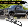 thumbnail image 3 of Ofertas Únicas 1 Juego de Cubierta de Ventilación de Aire, Cubierta del Enchufe de CA para Ford F-150 2015-2020 Patrón de Fibra de Carbono ABS Negro, 3 of 6
