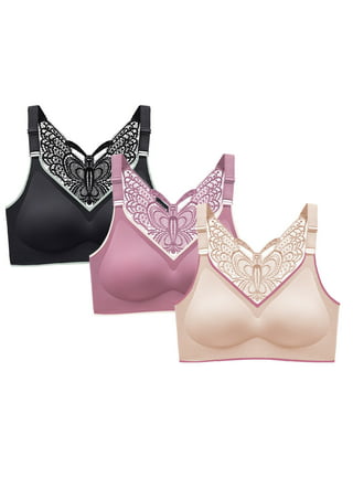 Butterfly beauty back latex bra thin section non-trace without rims  together sports bra female vice bra female breasts