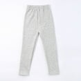 thumbnail image 7 of mgoYE Girl Winter Thick Warm Pant Printing Lined Legging Tight(Light Gray,11-12 Years), 7 of 7