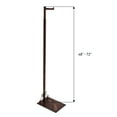 thumbnail image 2 of SSWBasics Adjustable Cobblestone Costumer Stand – Single Arm Clothes Rack - Retail Clothing and Garment Display Stand – Ideal For Showcasing Hanging Items In Thrift Shops  Boutiques and Retail Stores, 2 of 7