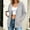 Gray, variant on Gamivast Zip up Hoodie for Women Long Sleeve Full Zip Hooded Sweatshirt with Drawstring Hood and Front Pockets Relaxed Fit for Casual Lounge Travel Streetwear Fall and Winter Black S