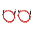 thumbnail image 5 of 2pcs 5.9ft Tattoo Clip Cords Interfaz RAC Profesional Cobre Silicona Tattoo Clip Cobre Core Clip Cable Cable Rotary Tattoo Machine Kit De Fuente De Alimentación(rojo), 5 of 5