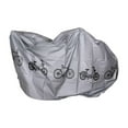 thumbnail image 2 of Durable Bike Cover Waterproof Polyester Sun Protection Large Dustproof Rustproof Raincoat Shed for Motorbike Outdoor Transportation Storage Gray, 2 of 8