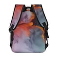 thumbnail image 4 of Disketp Colorful Abstract Waves Mochila Estampada para Hombre y Mujer – Mochila Ligera Clásica con Múltiples Bolsillos para Universidad, Trabajo y Viajes-One Size, 4 of 5