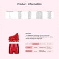 thumbnail image 5 of TSSOE Kids Girls 2-Piece Dance Outfits Hip Hop Jazz Cheer Dance Suits Shiny One Shoulder Crop Top and Booty Short Set Purple 10, 5 of 5