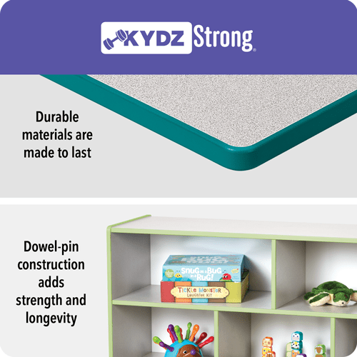 Super-Sized Adjustable Mobile Straight-Shelf  - Gray
