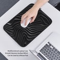 thumbnail image 6 of Pofeuu Abstract Black And White Waves Print Laptop Carrying Case,13-15-Inch Laptop and Tablet, Sleek Design, Durable and Water-Repellent Fabric, Business Casual or School-15 inch, 6 of 8