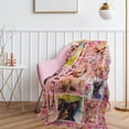 thumbnail image 2 of Chihuahua Gifts Chihuahua Blankets 50"X60" Dog Throw Blanket for Dog Lovers Mom Dad Flannel Puppy Print Blanket for Couch Sofa Bed Car, 2 of 7