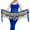 Dark Blue, variant on 320 PCS Gold Silver Coins Three Straight Two Angle Waist Chain Belt Belly Dance Hip Scarf,Gold Coin,Dark Purple