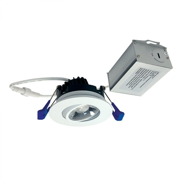 Nora Lighting Nm2-2Rg4030 M2 Led Canless Recessed Fixture 2" Adjustable Trim - White