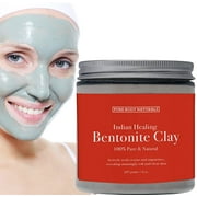 Pure Body Naturals 100% Pure and Natural Bentonite Clay Mask, 8 oz