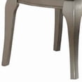 thumbnail image 2 of Benjara Set Of 2 Rubber Wood Dining Chair With Tufted Back- Gray And Silver, 2 of 5