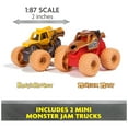thumbnail image 6 of Monster Jam Mini Jams, Earthshaker Boneyard Blaster Playset with 2 Minis Monster Jam Monster Truck, Kids Toys For Ages 3 and Up, 6 of 8