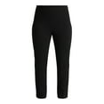 thumbnail image 5 of Time and Tru Women's Slim Straight Ponte Knit Dress Pants, 27” Inseam, Sizes XS-XXL, 5 of 5