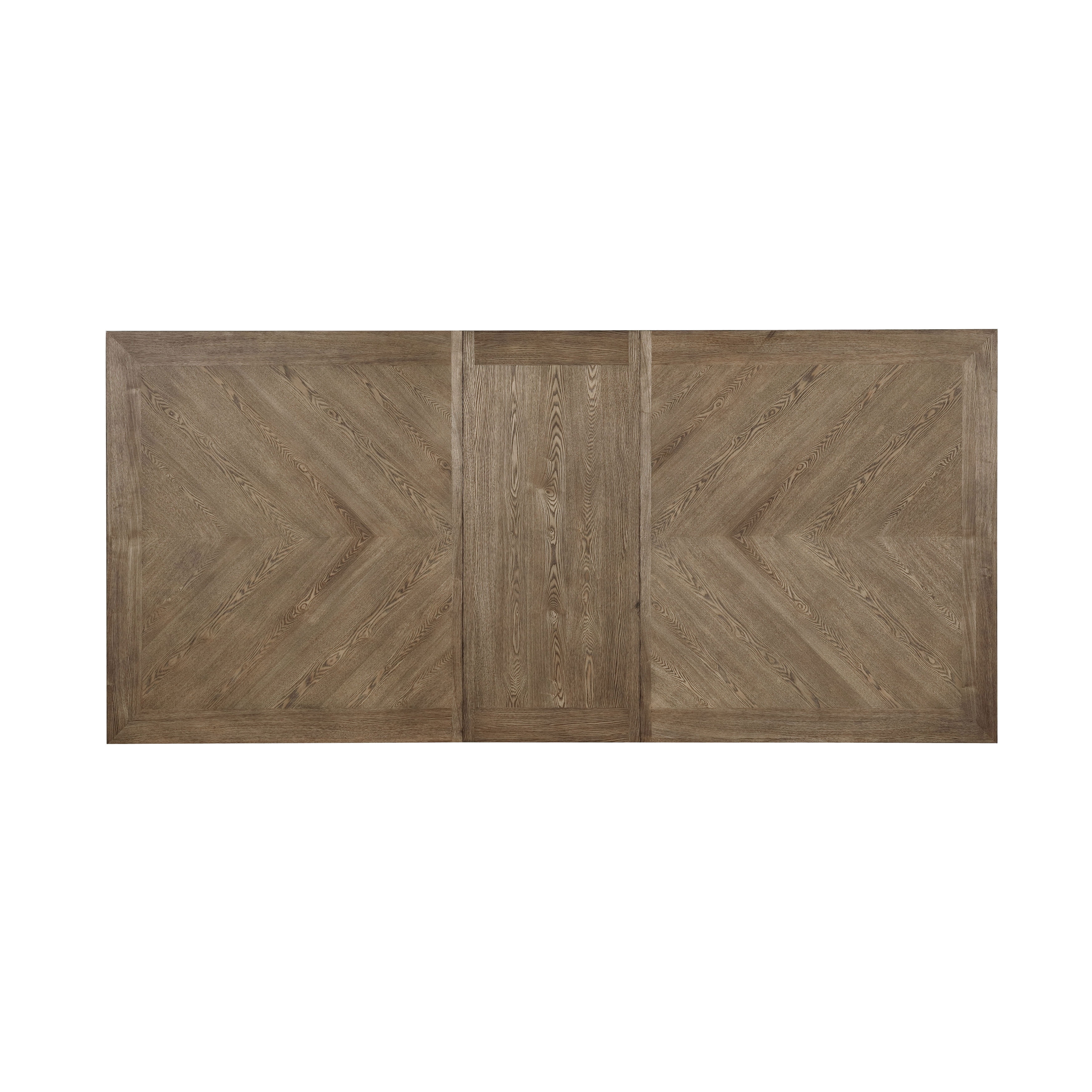 Furniture of America Stanley Rustic Extendable Dining Table, Light Oak