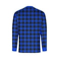 thumbnail image 6 of Christmas round-neck checked sweatershirts, printed long-sleeved tops, Fall and winter fashion outfits, 6 of 8