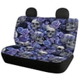 thumbnail image 2 of Uourmeti Skull Design Car Seat Covers 3 Pack, Car Seat Covers Full Set Polyester Easy to Install Durable for Cars Sedans Trucks, 2 of 10
