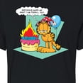 thumbnail image 3 of Garfield - Birthday's Make Me Old - Juniors Cropped Cotton Blend T-Shirt, 3 of 5