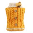 thumbnail image 1 of Greeniant Suéter de punto cálido para perros de invierno Manténgase a la moda y cómodo en climas fríos Suéter de invierno para perros Ropa para mascotas Amarillo l, 1 of 6