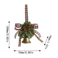 thumbnail image 3 of Ganfancp Colgante Decorativo de Metal con Nudo de Mariposas E Inserción de Ramas de Piña Ofertas Del Día Sólo En Línea 1* Colgante, 3 of 6