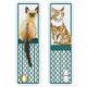 thumbnail image 1 of Cuadros Decorativos Marcapáginas de animales bordados DIY, Kits de punto de cruz de 14 quilates con cuentas de doble cara, regalos Ehuebsd Nuevos Originales, 1 of 5