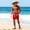 Red, variant on uublik Mens Swim Trunks Quick Dry Swim Shorts Funny Swimwear Bathing Suits Black
