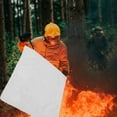 thumbnail image 1 of Raindrops White Fireproof Blanket for Home Use with High Temperature Resistant Fiberglass, 1 of 7