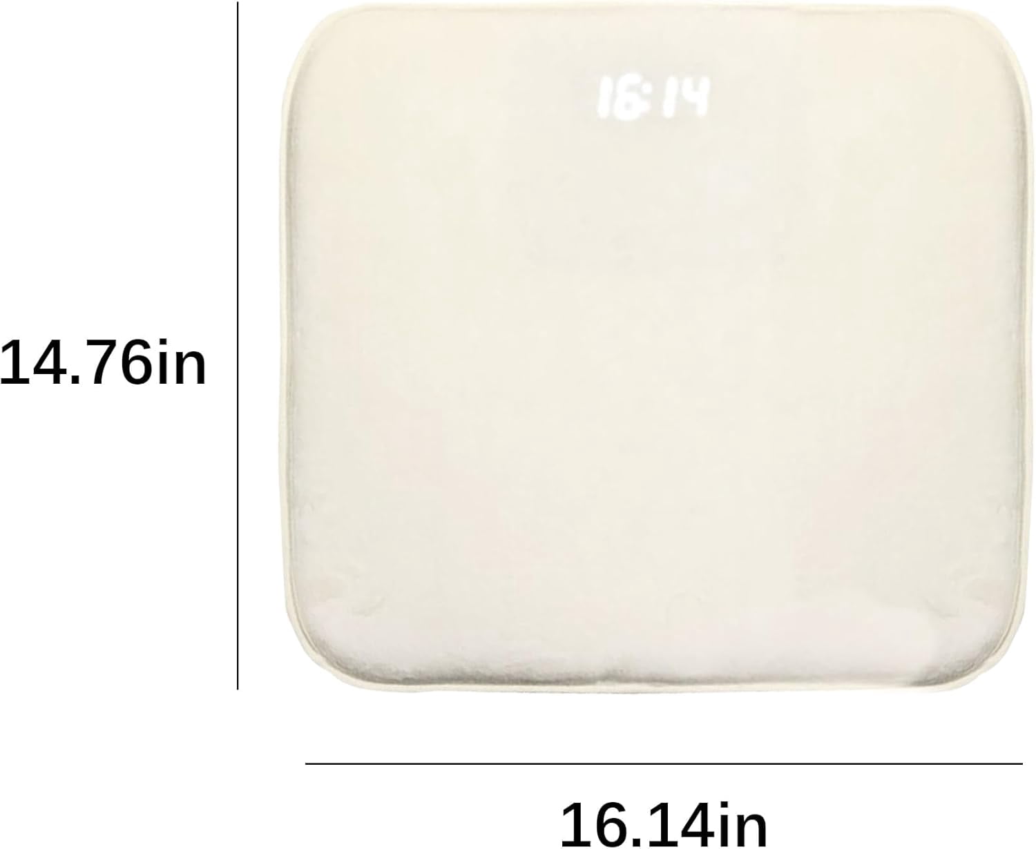 Heavy Sleepers Alarm Clock Mat: Stand On Pressure Sensitive Alarm Clock, Smart Alarm Clock Mat, Creative Carpet Electronic Digital Alarm Clock, Battery Operated, for Modern Home, Kids, Teens, Adults